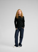NYNNE LONG SLEEVE TEE - black