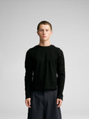 NYNNE LONG SLEEVE TEE - black