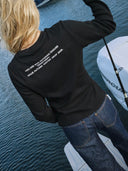 NYNNE LONG SLEEVE TEE - black