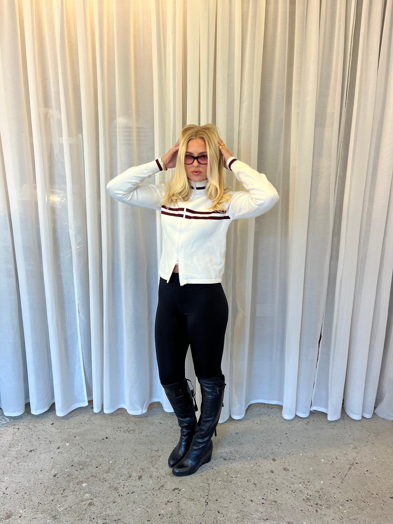 BLAKELY ZIP CARDIGAN