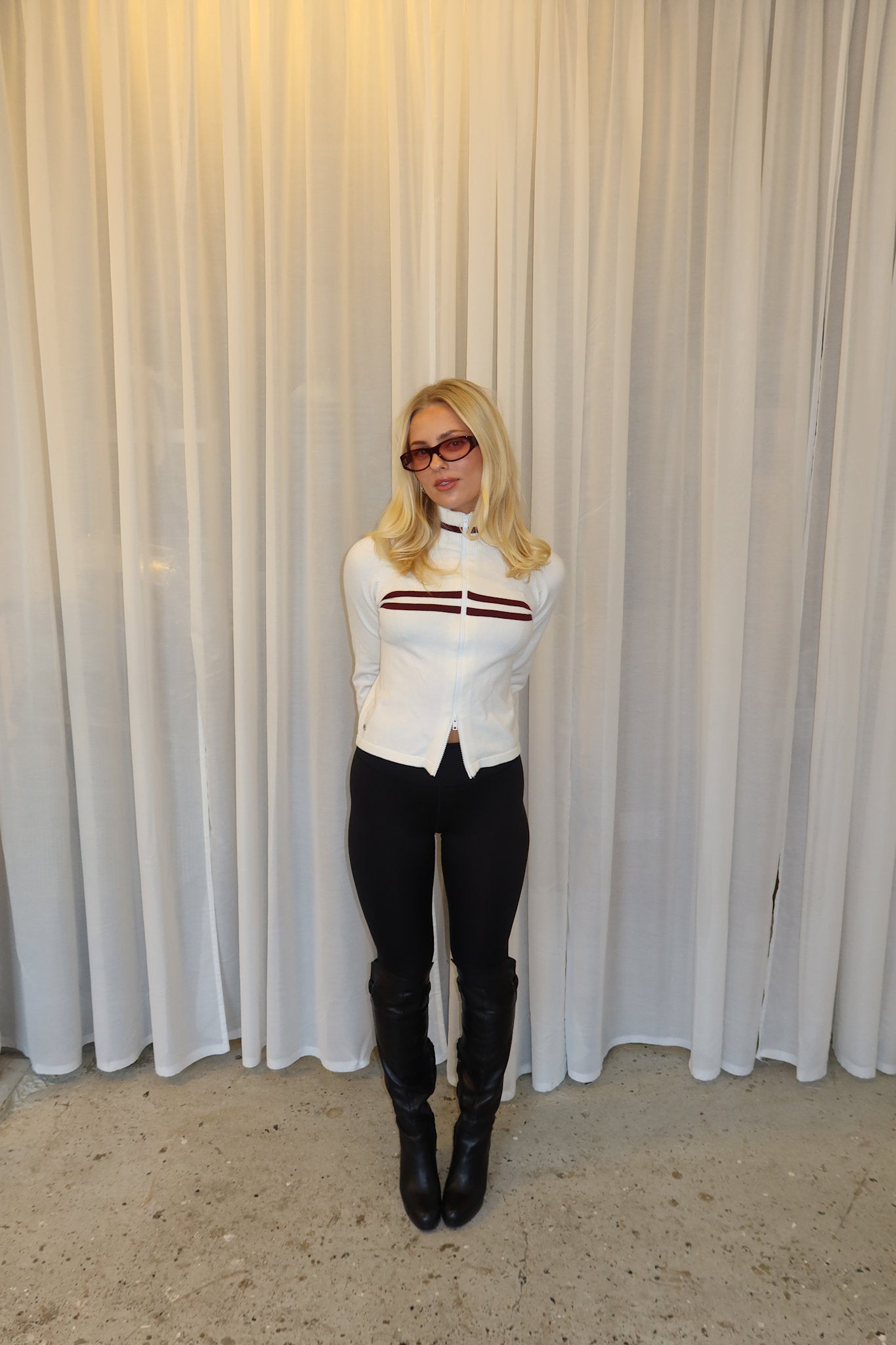 BLAKELY ZIP CARDIGAN